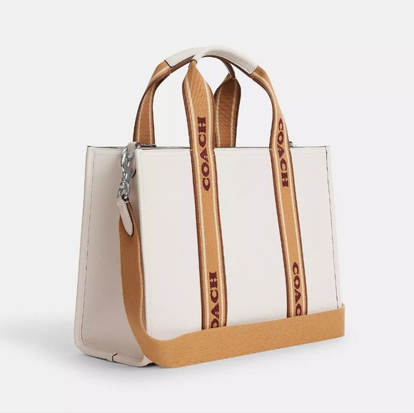 New! Best Seller! Smith Tote in Silver/Chalk Multi - White - Picture 2 of 8